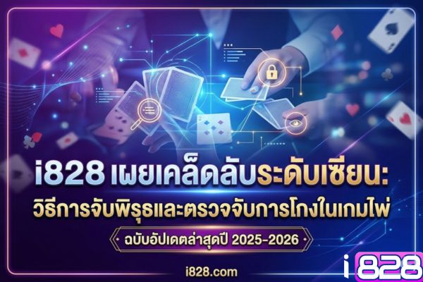 i828 เผยเคล็ดลับระดับเซียน: วิธีการจับพิรุธและตรวจจับการโกงในเกมไพ่ฉบับอัปเดตล่าสุดปี 2025-2026