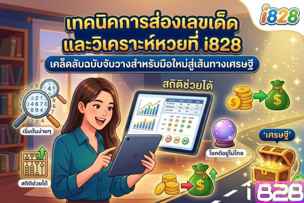 เทคนิคการส่องเลขเด็ดและวิเคราะห์หวยที่ i828